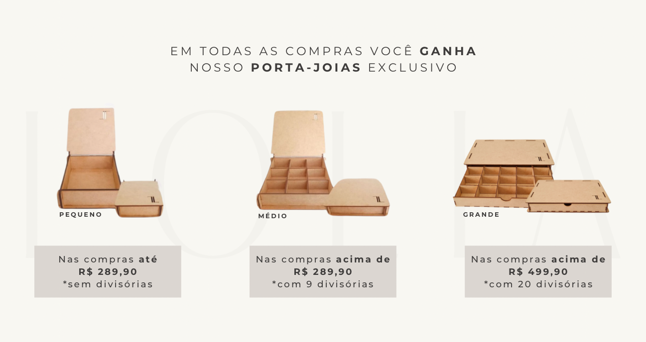 caixas MDF